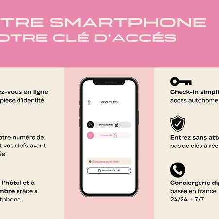 Hotel Des Sept - Entree Autonome, Reception En Ligne - Encore Mieux Orlean Zewnętrze zdjęcie